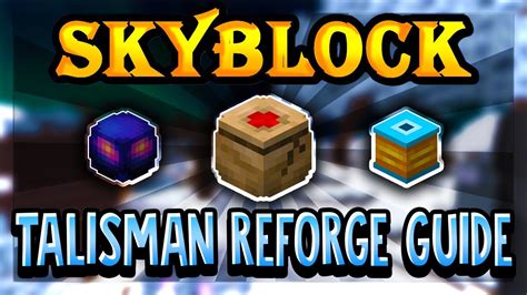 These reforges have been removed, but reforged accessories prior to April 20, 2022 still display the name of the reforge. . How to reforge talismans hypixel skyblock 2022
